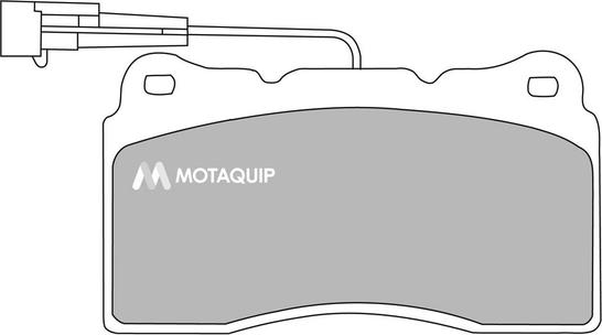 Motaquip LVXL544 - Kit pastiglie freno, Freno a disco autozon.pro