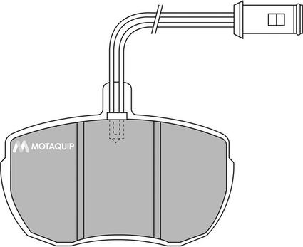 Motaquip LVXL547 - Kit pastiglie freno, Freno a disco autozon.pro