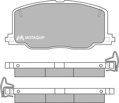 Motaquip LVXL559 - Kit pastiglie freno, Freno a disco autozon.pro