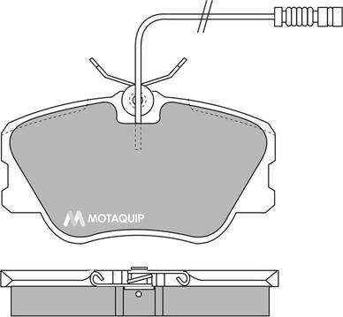 Motaquip LVXL500 - Kit pastiglie freno, Freno a disco autozon.pro