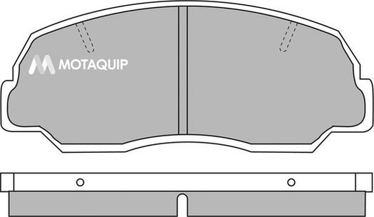 Motaquip LVXL584 - Kit pastiglie freno, Freno a disco autozon.pro