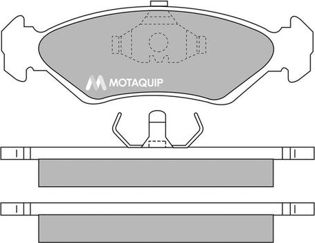 Motaquip LVXL536 - Kit pastiglie freno, Freno a disco autozon.pro