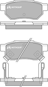 Motaquip LVXL533 - Kit pastiglie freno, Freno a disco autozon.pro