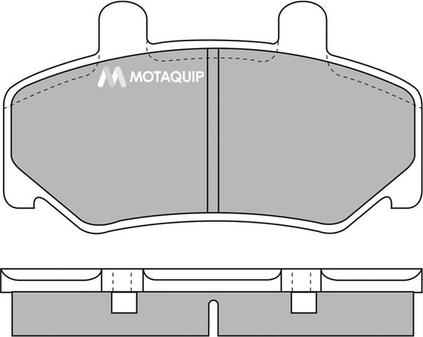 Motaquip LVXL537 - Kit pastiglie freno, Freno a disco autozon.pro