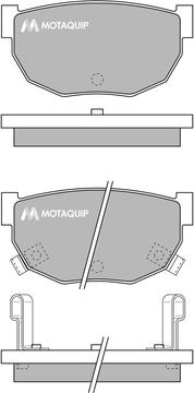 Motaquip LVXL525 - Kit pastiglie freno, Freno a disco autozon.pro