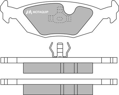 Motaquip LVXL579 - Kit pastiglie freno, Freno a disco autozon.pro