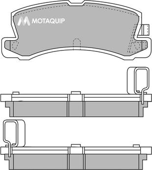 Motaquip LVXL575 - Kit pastiglie freno, Freno a disco autozon.pro