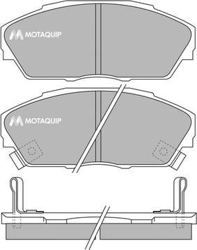 Motaquip LVXL642 - Kit pastiglie freno, Freno a disco autozon.pro