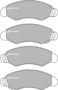 Motaquip LVXL658 - Kit pastiglie freno, Freno a disco autozon.pro
