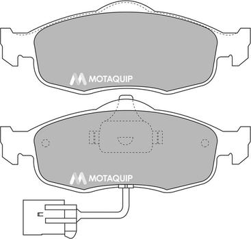 Motaquip LVXL661 - Kit pastiglie freno, Freno a disco autozon.pro