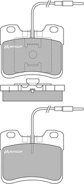 Motaquip LVXL667 - Kit pastiglie freno, Freno a disco autozon.pro