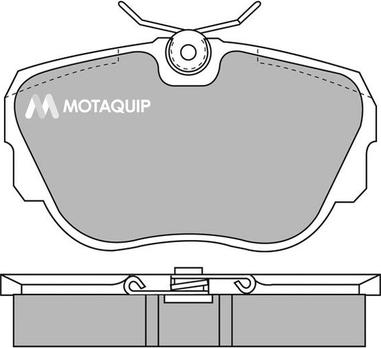 Motaquip LVXL614 - Kit pastiglie freno, Freno a disco autozon.pro