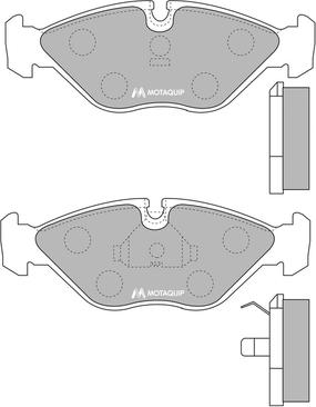 Motaquip LVXL689 - Kit pastiglie freno, Freno a disco autozon.pro