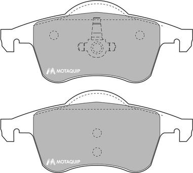 Motaquip LVXL639 - Kit pastiglie freno, Freno a disco autozon.pro