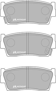 Motaquip LVXL627 - Kit pastiglie freno, Freno a disco autozon.pro