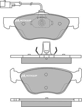 Motaquip LVXL190 - Kit pastiglie freno, Freno a disco autozon.pro