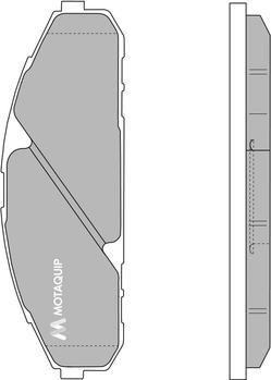 Motaquip LVXL149 - Kit pastiglie freno, Freno a disco autozon.pro