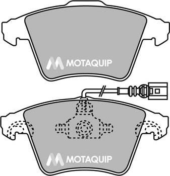 Motaquip LVXL1444 - Kit pastiglie freno, Freno a disco autozon.pro