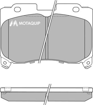 Motaquip LVXL144 - Kit pastiglie freno, Freno a disco autozon.pro