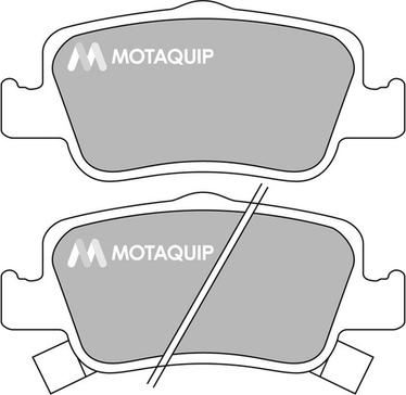 Motaquip LVXL1406 - Kit pastiglie freno, Freno a disco autozon.pro