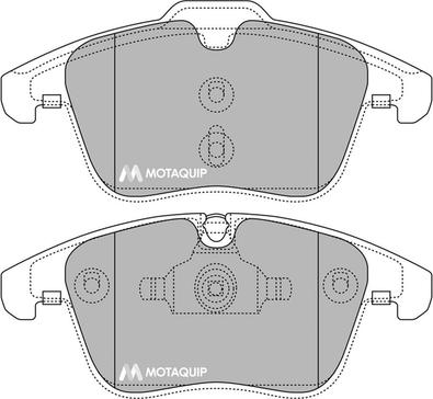 Motaquip LVXL1400 - Kit pastiglie freno, Freno a disco autozon.pro