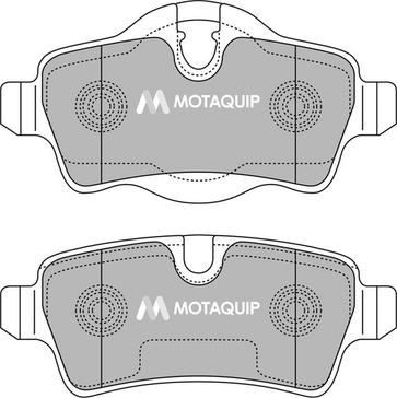 Motaquip LVXL1403 - Kit pastiglie freno, Freno a disco autozon.pro