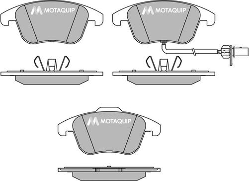 Motaquip LVXL1402 - Kit pastiglie freno, Freno a disco autozon.pro