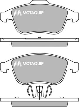 Motaquip LVXL1419 - Kit pastiglie freno, Freno a disco autozon.pro