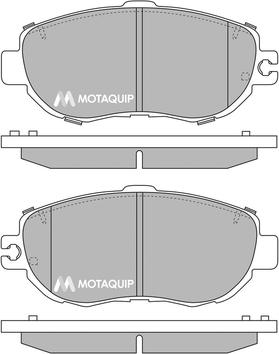 Motaquip LVXL141 - Kit pastiglie freno, Freno a disco autozon.pro