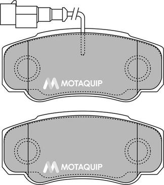 Motaquip LVXL1436 - Kit pastiglie freno, Freno a disco autozon.pro