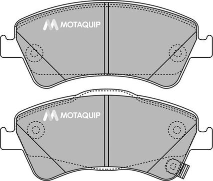 Motaquip LVXL1432 - Kit pastiglie freno, Freno a disco autozon.pro