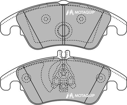 Motaquip LVXL1424 - Kit pastiglie freno, Freno a disco autozon.pro