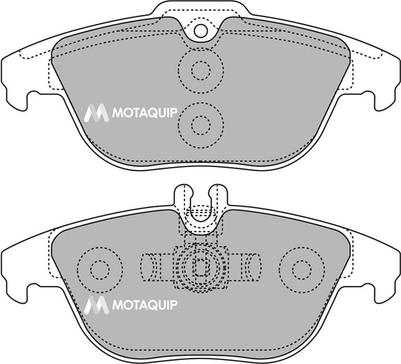 Motaquip LVXL1425 - Kit pastiglie freno, Freno a disco autozon.pro