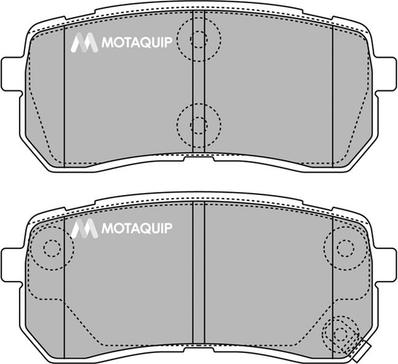 Motaquip LVXL1421 - Kit pastiglie freno, Freno a disco autozon.pro