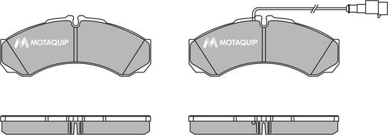 Motaquip LVXL1427 - Kit pastiglie freno, Freno a disco autozon.pro