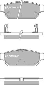 Motaquip LVXL157 - Kit pastiglie freno, Freno a disco autozon.pro