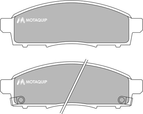 Motaquip LVXL1695 - Kit pastiglie freno, Freno a disco autozon.pro