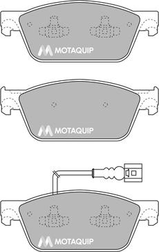 Motaquip LVXL1696 - Kit pastiglie freno, Freno a disco autozon.pro