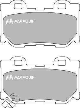 Motaquip LVXL1692 - Kit pastiglie freno, Freno a disco autozon.pro