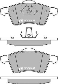 Motaquip LVXL165 - Kit pastiglie freno, Freno a disco autozon.pro