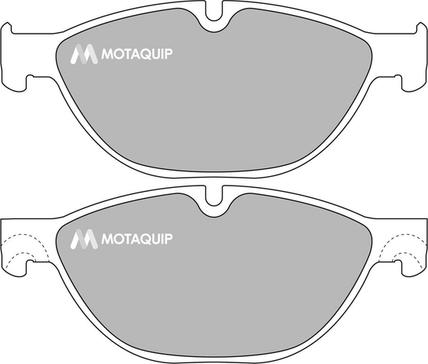 Motaquip LVXL1666 - Kit pastiglie freno, Freno a disco autozon.pro