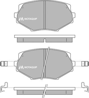 Motaquip LVXL160 - Kit pastiglie freno, Freno a disco autozon.pro