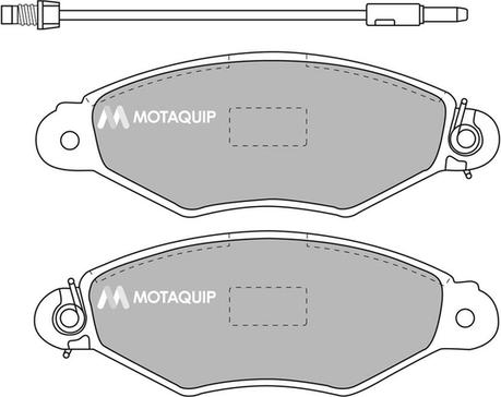 Motaquip LVXL1094 - Kit pastiglie freno, Freno a disco autozon.pro