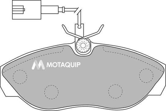 Motaquip LVXL1091 - Kit pastiglie freno, Freno a disco autozon.pro