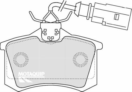 Motaquip LVXL1097 - Kit pastiglie freno, Freno a disco autozon.pro