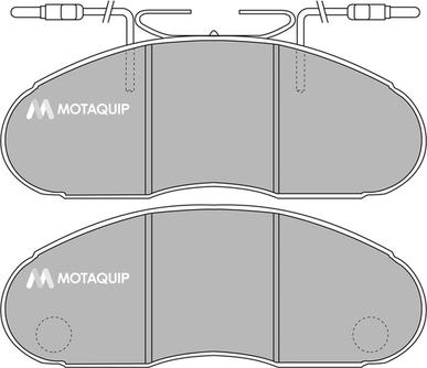 Motaquip LVXL109 - Kit pastiglie freno, Freno a disco autozon.pro