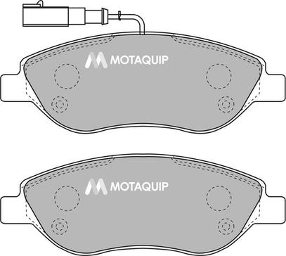 Motaquip LVXL1041 - Kit pastiglie freno, Freno a disco autozon.pro