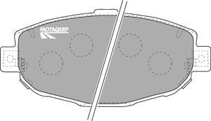 Motaquip LVXL1062 - Kit pastiglie freno, Freno a disco autozon.pro