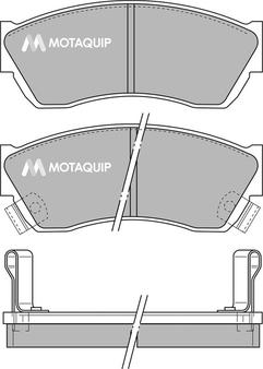 Motaquip LVXL106 - Kit pastiglie freno, Freno a disco autozon.pro