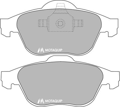 Motaquip LVXL1008 - Kit pastiglie freno, Freno a disco autozon.pro